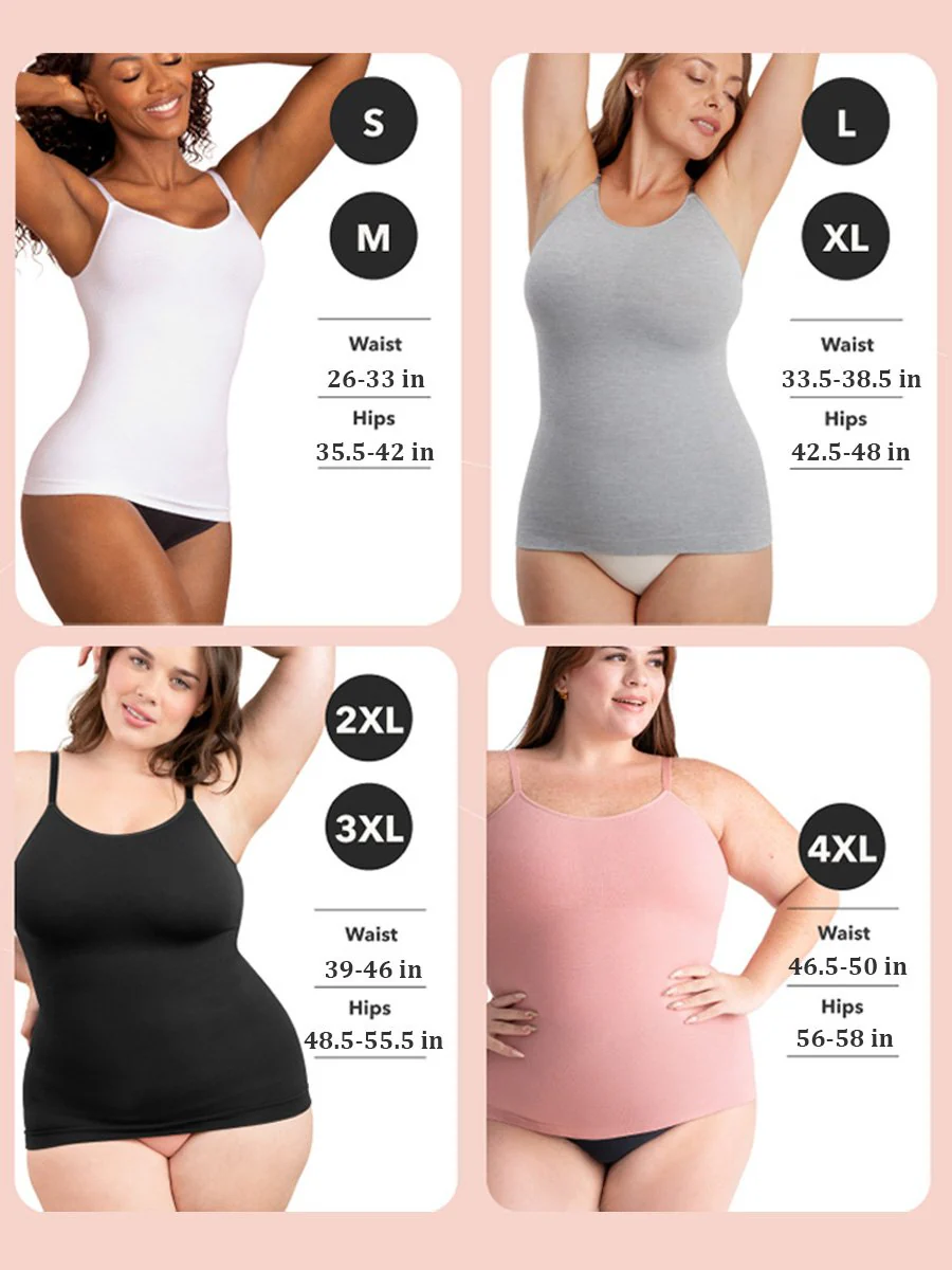 All Day Shaping Comfort Stretch Camisole - Seamless Tummy Control Tank - 50% OFF - Image 4
