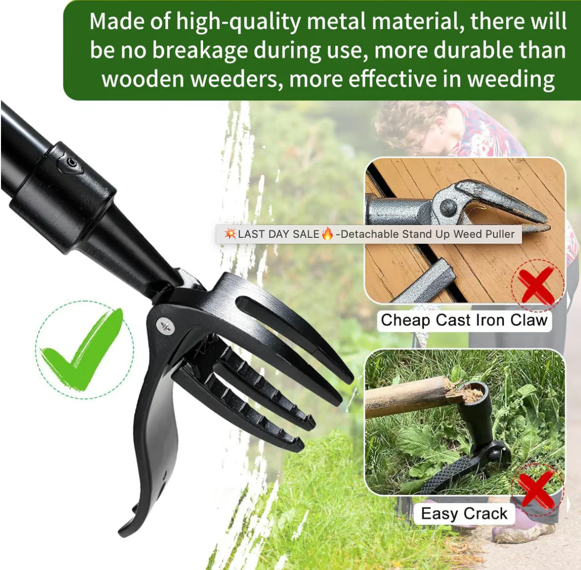 WeedAnnihilator Pro- Dream Garden, Effortlessly Free of Stubborn Weeds 50 % OFF - Image 8
