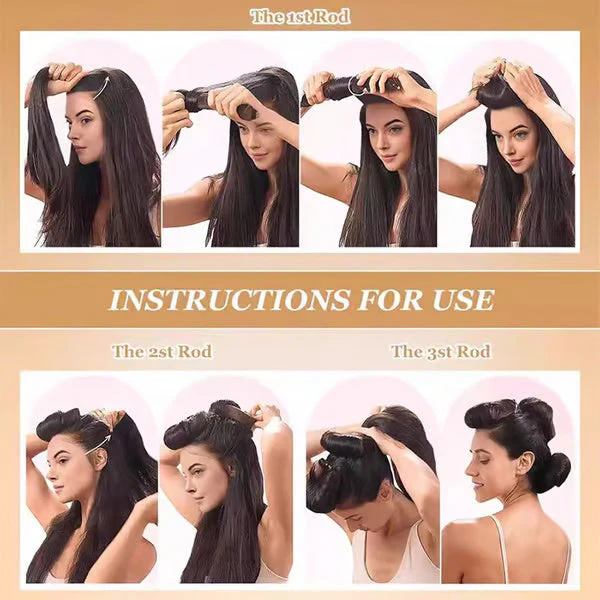 1 + 2 Free - Satin Smooth Curlers - Get effortless curls without heat damage - Image 6