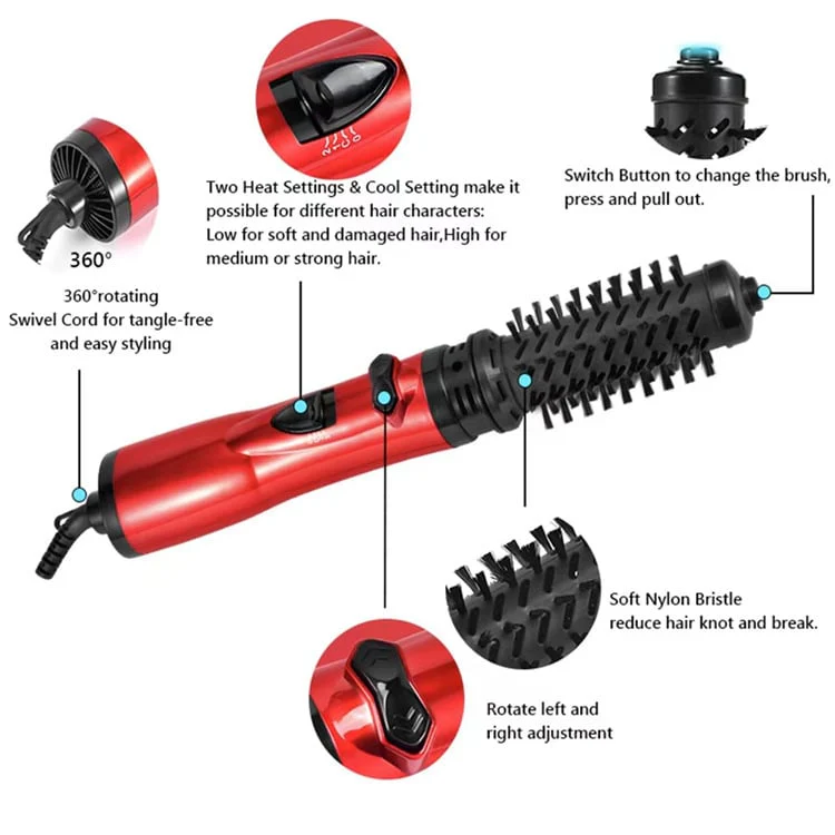 2-in-1 Hot Air Styler and Rotating Hair Dryer – Style, Volumize & Dry with Salon Precision at Home - 50% OFF - Image 10
