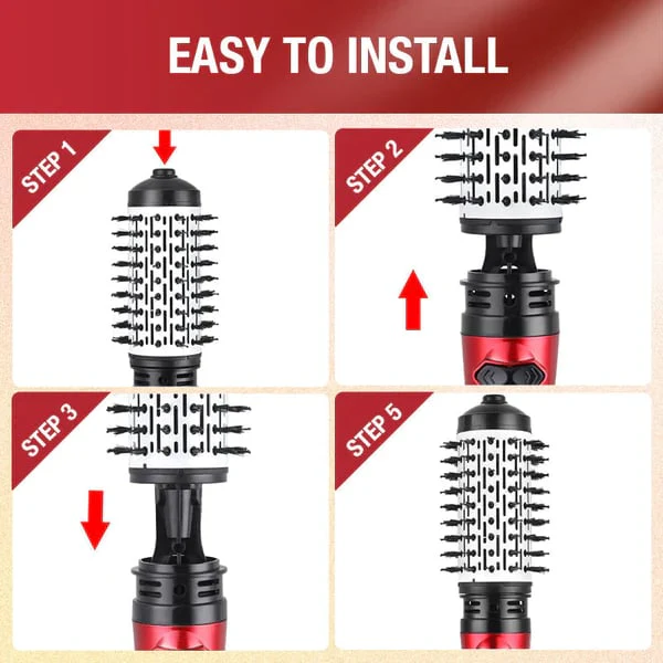 2-in-1 Hot Air Styler and Rotating Hair Dryer – Style, Volumize & Dry with Salon Precision at Home - 50% OFF - Image 11