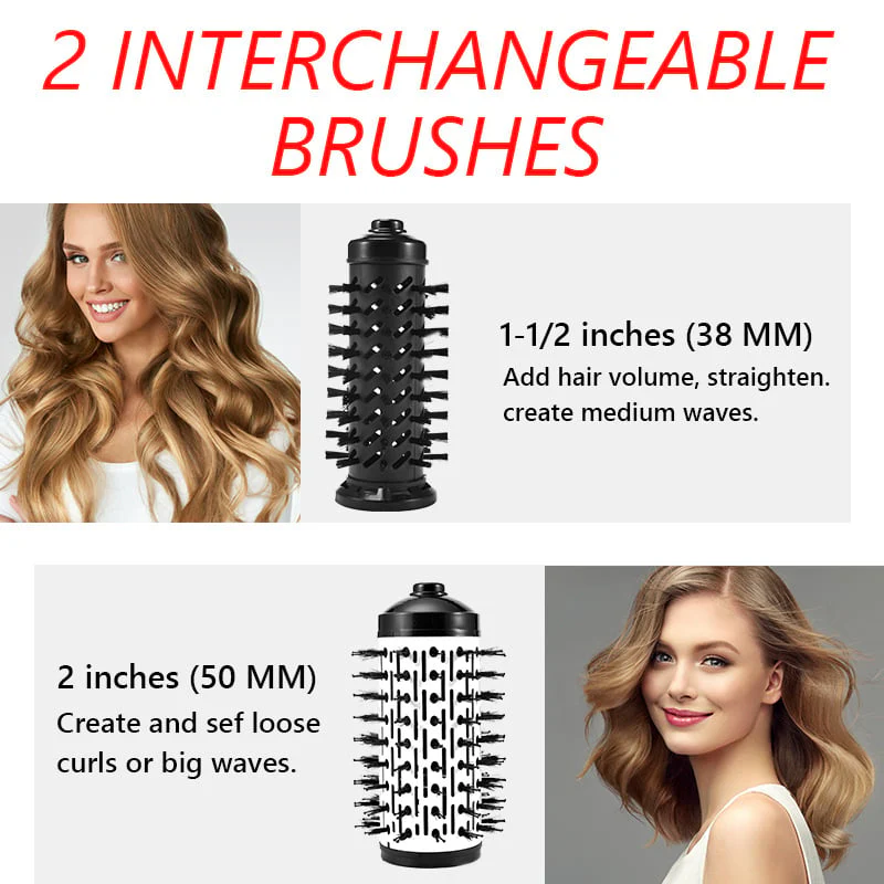 2-in-1 Hot Air Styler and Rotating Hair Dryer – Style, Volumize & Dry with Salon Precision at Home - 50% OFF - Image 6