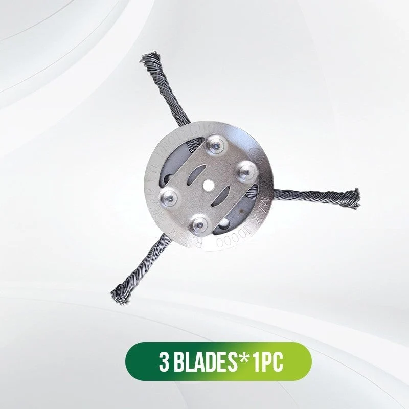 6-Inch Steel Wire Brush Cutter Trimmer Head - Universal Fit Weed Wacker Attachment - 1+1 FREE - Image 11