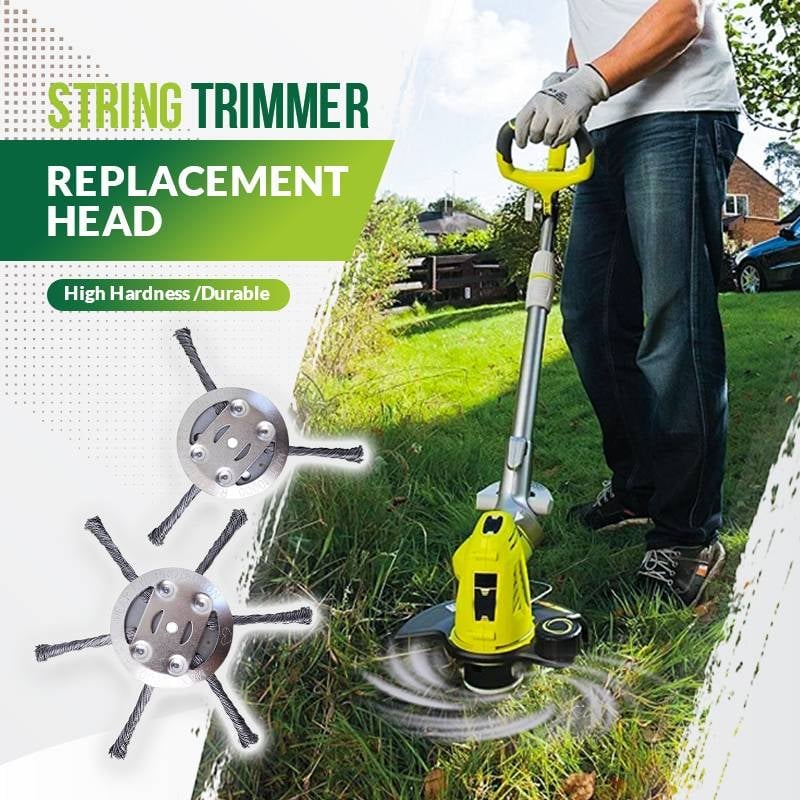 6-Inch Steel Wire Brush Cutter Trimmer Head - Universal Fit Weed Wacker Attachment - 1+1 FREE - Image 2