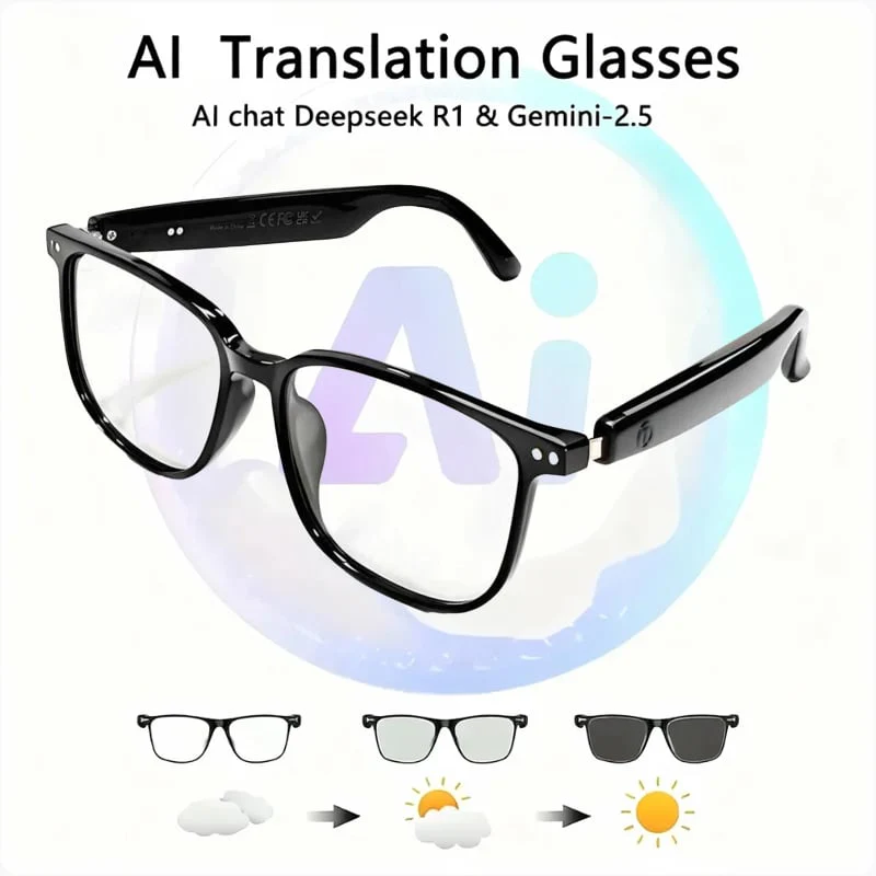 AI Interpretation Smart Glasses - Speak 160 Languages & AI Chat + 50% OFF - Image 2