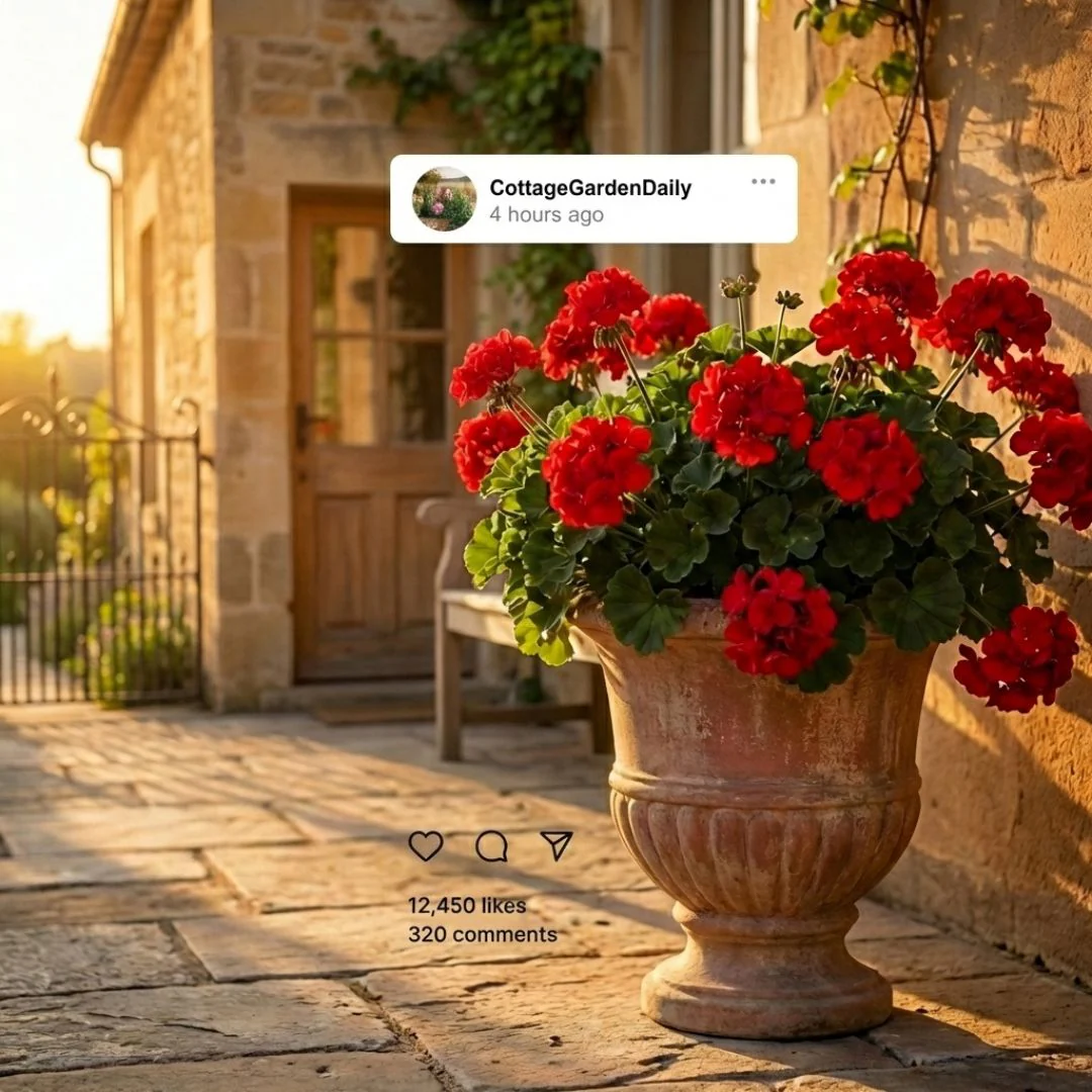 Arbora™ – UV Resistant Silk Artificial Geranium Flowers for Outdoor & Indoor Decor + 50% OFF - Image 6
