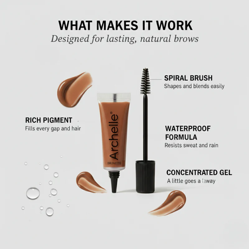 Archelle™ – Waterproof Long-Lasting Eyebrow Gel Tint with Brush + 1+1 FREE - Image 3