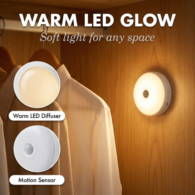 Arclight™ – Rechargeable LED Motion Sensor Lights for Closets, Cabinets & Hallways + 50% OFF - Image 4