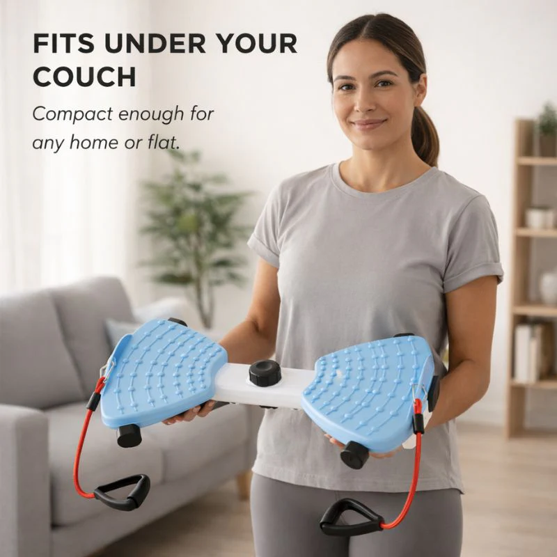 Axiform™ – Dual-Action Twist & Step Cardio Board with Resistance Bands + 50% OFF - Image 2