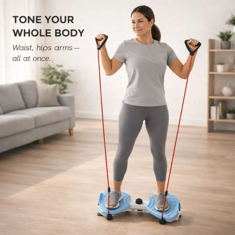 Axiform™ – Dual-Action Twist & Step Cardio Board with Resistance Bands + 50% OFF - Image 5