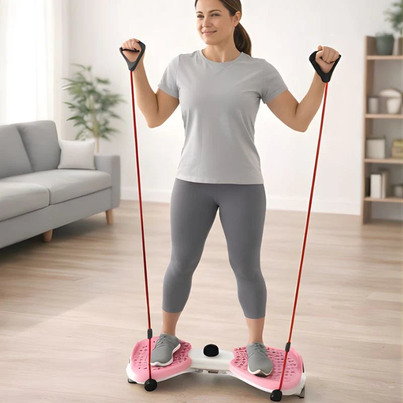 Axiform™ – Dual-Action Twist & Step Cardio Board with Resistance Bands + 50% OFF - Image 7