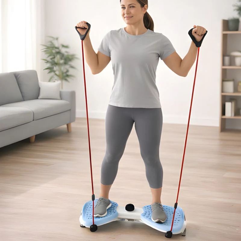 Axiform™ – Dual-Action Twist & Step Cardio Board with Resistance Bands + 50% OFF - Image 8