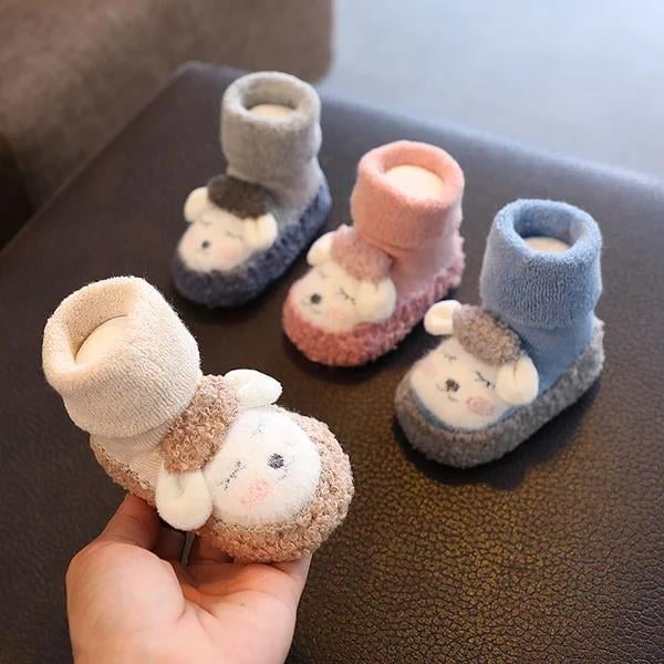 Baby Cartoon Plush Cotton Toddler Shoes – Keep Little Feet Warm, Safe & Adorable – 50% OFF - Image 2