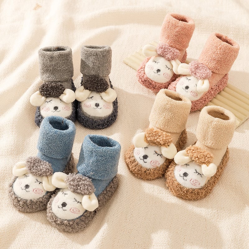 Baby Cartoon Plush Cotton Toddler Shoes – Keep Little Feet Warm, Safe & Adorable – 50% OFF - Image 5