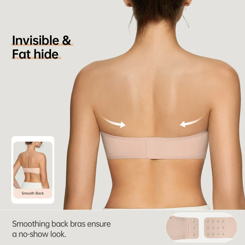 Bareli™ – Invisible Push-Up Strapless Bandeau Bra with Anti-Slip Grip + 50% OFF - Image 4