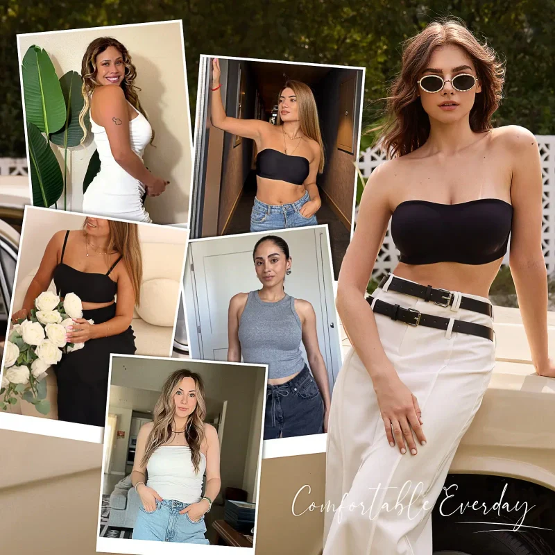 Bareli™ – Invisible Push-Up Strapless Bandeau Bra with Anti-Slip Grip + 50% OFF - Image 6