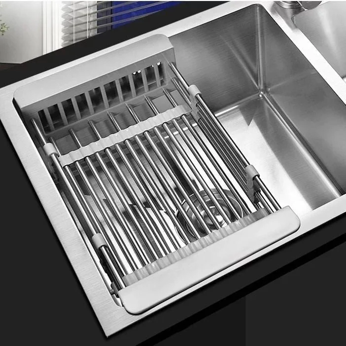 Basinwell™ – Expandable Stainless Steel Over-Sink Dish Drainer & Produce Rack + 50% OFF - Image 3