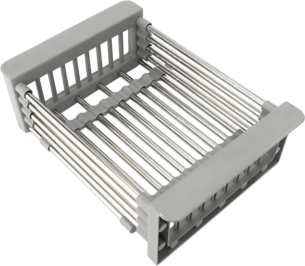 Basinwell™ – Expandable Stainless Steel Over-Sink Dish Drainer & Produce Rack + 50% OFF - Image 5