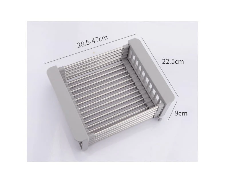 Basinwell™ – Expandable Stainless Steel Over-Sink Dish Drainer & Produce Rack + 50% OFF - Image 6