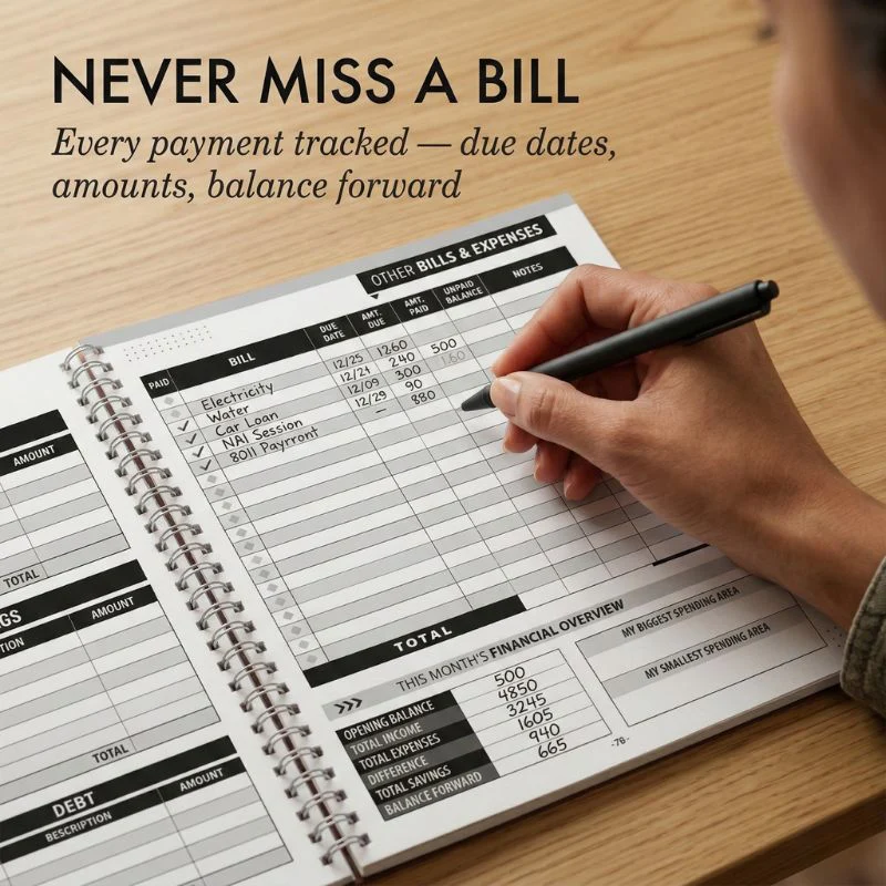 BillVault™ – 48-Month Bill Payment Tracker & Monthly Budget Organizer + 50% OFF - Image 4
