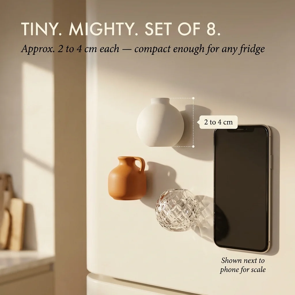 Bloomcroft™ – Mini Magnetic Flower Vases for Fridge | Set of 8 + 50% OFF - Image 5