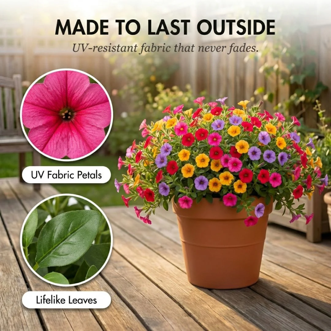 Bloomcroft™ – UV Resistant, No-Fade Colorful Artificial Outdoor Flowers + 50% OFF - Image 4