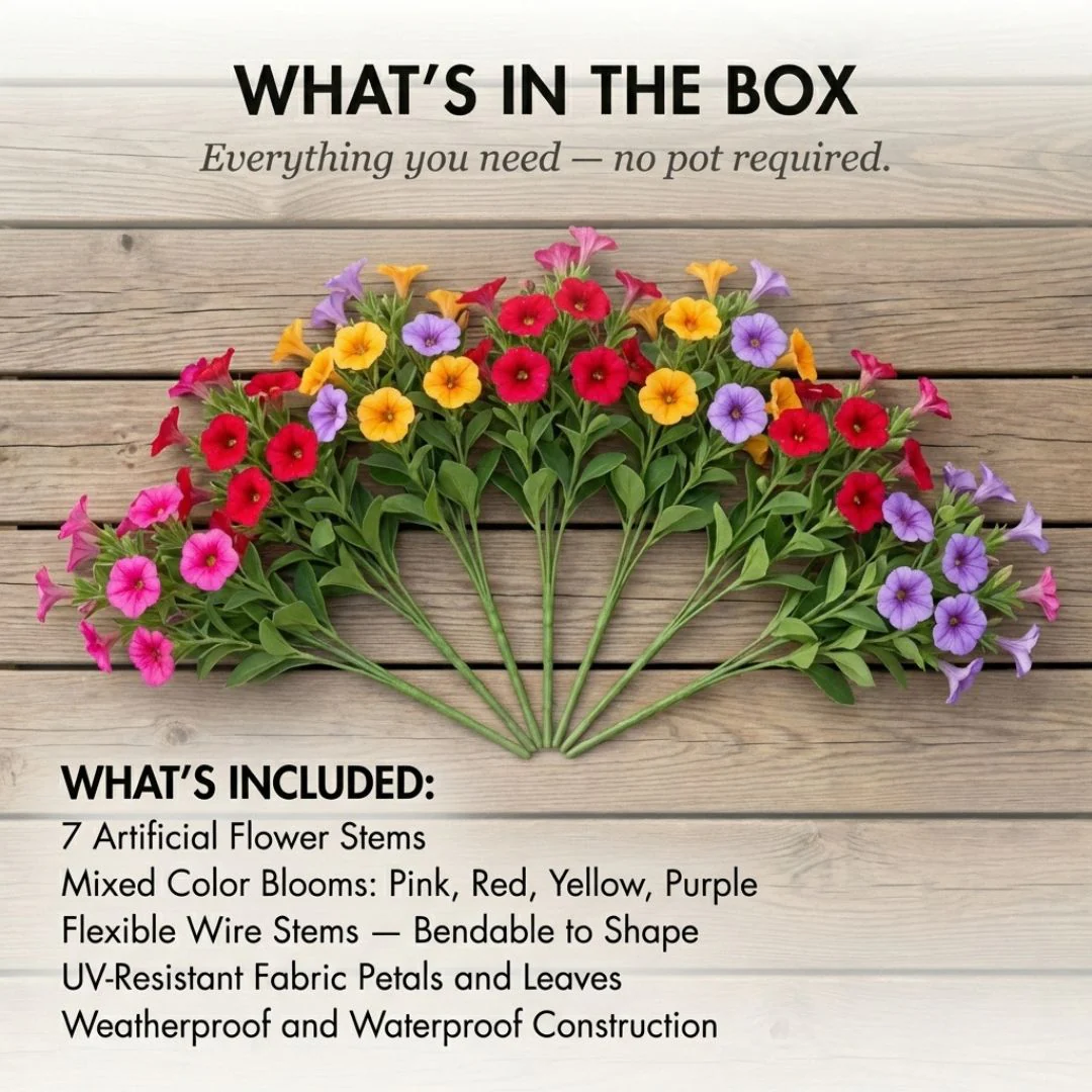 Bloomcroft™ – UV Resistant, No-Fade Colorful Artificial Outdoor Flowers + 50% OFF - Image 6