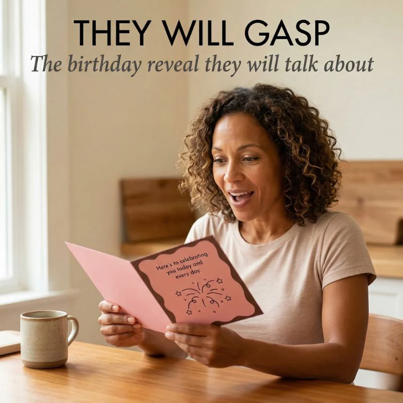 Bloomfold™ – Personalized Waterfall Birthday Gift Card Booklet, 4 Slots, Group Gift Ready + 1+ 2 FREE - Image 3