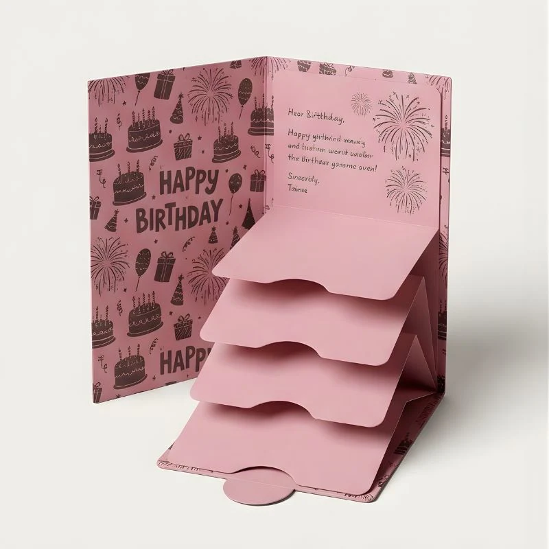 Bloomfold™ – Personalized Waterfall Birthday Gift Card Booklet, 4 Slots, Group Gift Ready + 1+ 2 FREE - Image 7