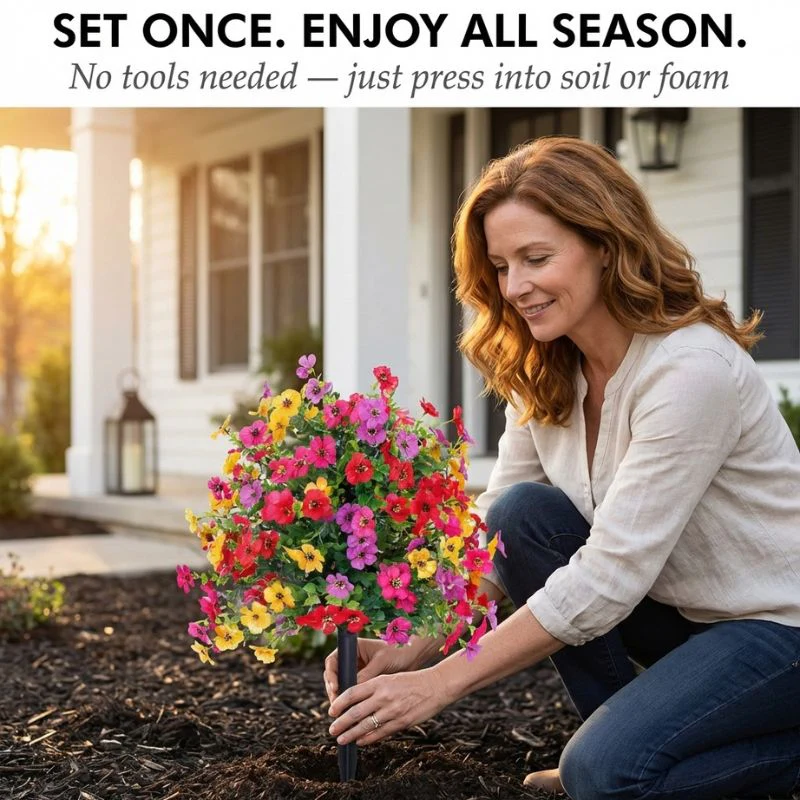 Bloomvale™ – UV-Resistant Realistic Outdoor Flowers, No Watering No Fading + 50% OFF - Image 3