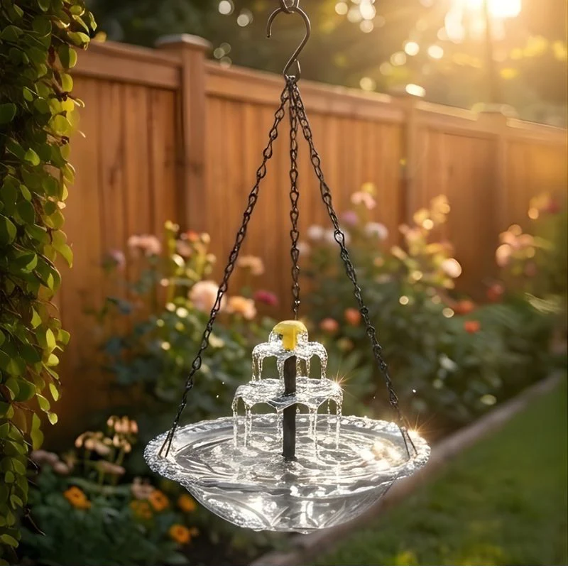 Bower™ – Solar Cascade Hanging Bird Bath Fountain + 50% OFF - Image 7