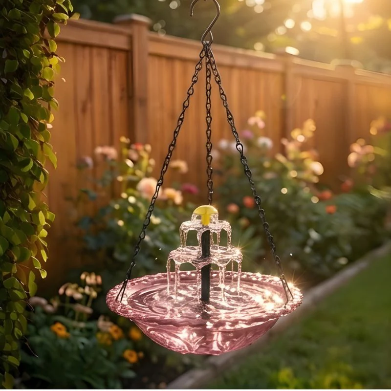 Bower™ – Solar Cascade Hanging Bird Bath Fountain + 50% OFF - Image 9