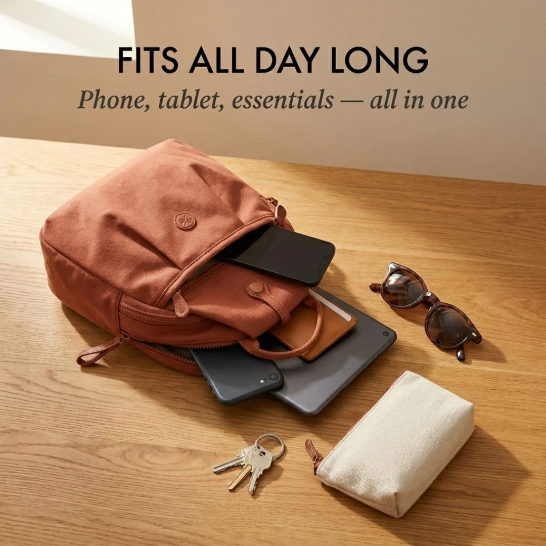 Clarico™ – Anti-Theft 3-in-1 Convertible Tote Bag | Waterproof, Hidden Pockets & Adjustable Straps + 50% off - Image 4