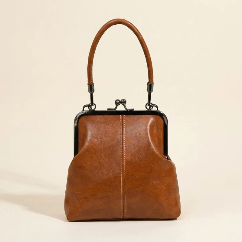 Claspelle™ – Vintage Kiss-Lock Convertible Crossbody Handbag + 50% OFF - Image 7