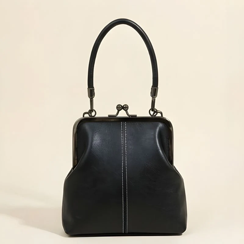 Claspelle™ – Vintage Kiss-Lock Convertible Crossbody Handbag + 50% OFF - Image 8