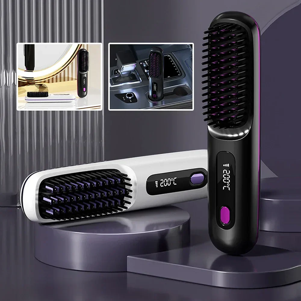 Cordless Hair Straightening Brush – Perfect Hair Anytime, Anywhere! - 60% OFF - Image 6