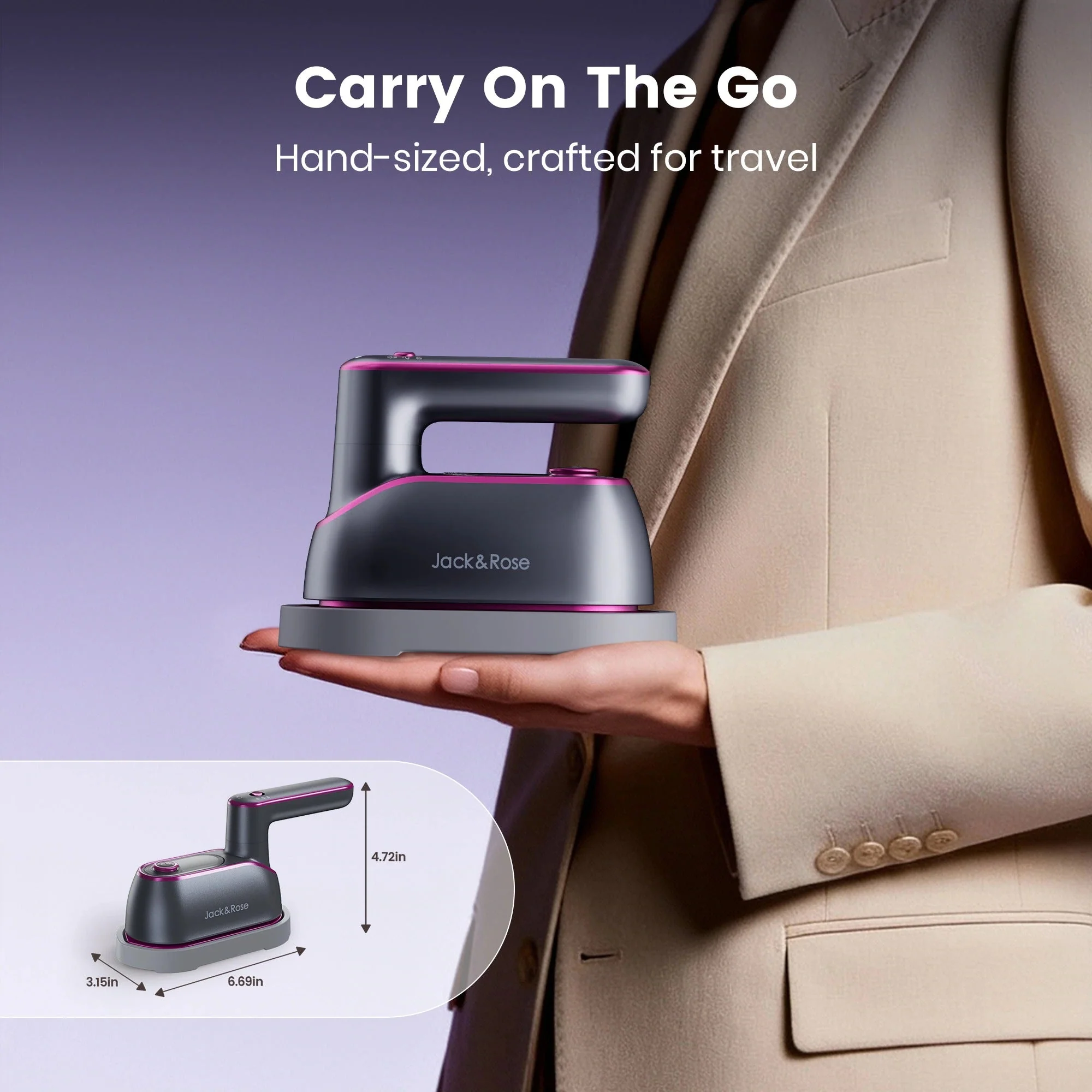 Crisply™ – 2-in-1 Portable Steam Iron with Ceramic Plate + 50% OFF - Image 11
