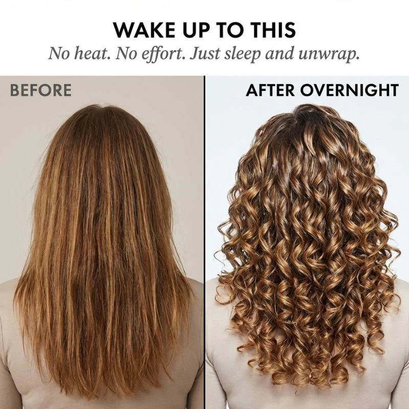 Curlnest™ – Heatless Overnight Curl Headband | No-Heat Hair Curler + 50% OFF - Image 4