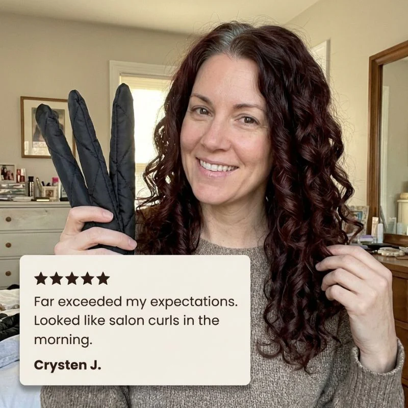 Curlnest™ – Heatless Overnight Curl Headband | No-Heat Hair Curler + 50% OFF - Image 5