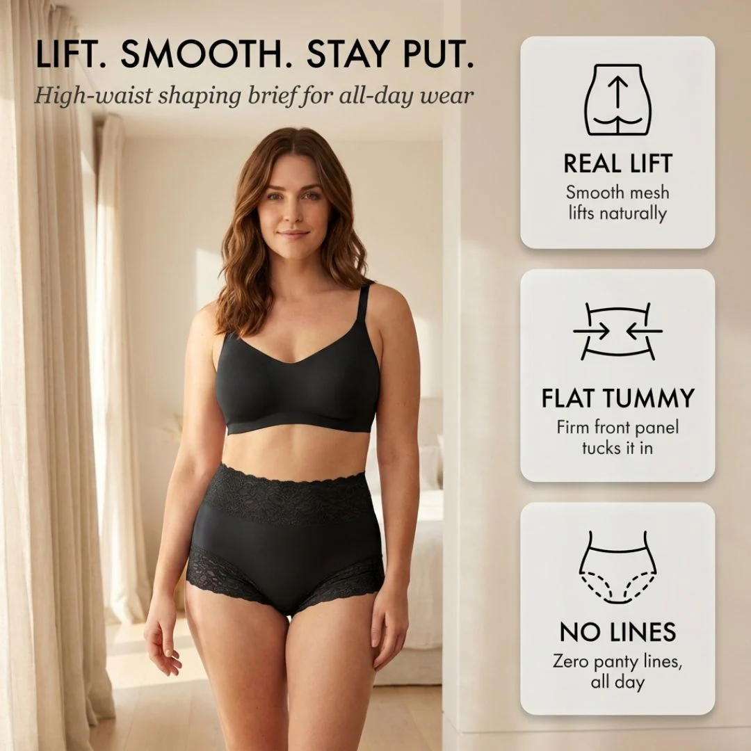 Curvelle™ – Butt Lifter Smoothing Brief | High-Waist Tummy Control Shapewear Shorts + 50% OFF - Image 3