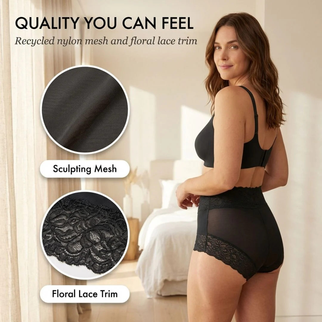 Curvelle™ – Butt Lifter Smoothing Brief | High-Waist Tummy Control Shapewear Shorts + 50% OFF - Image 4