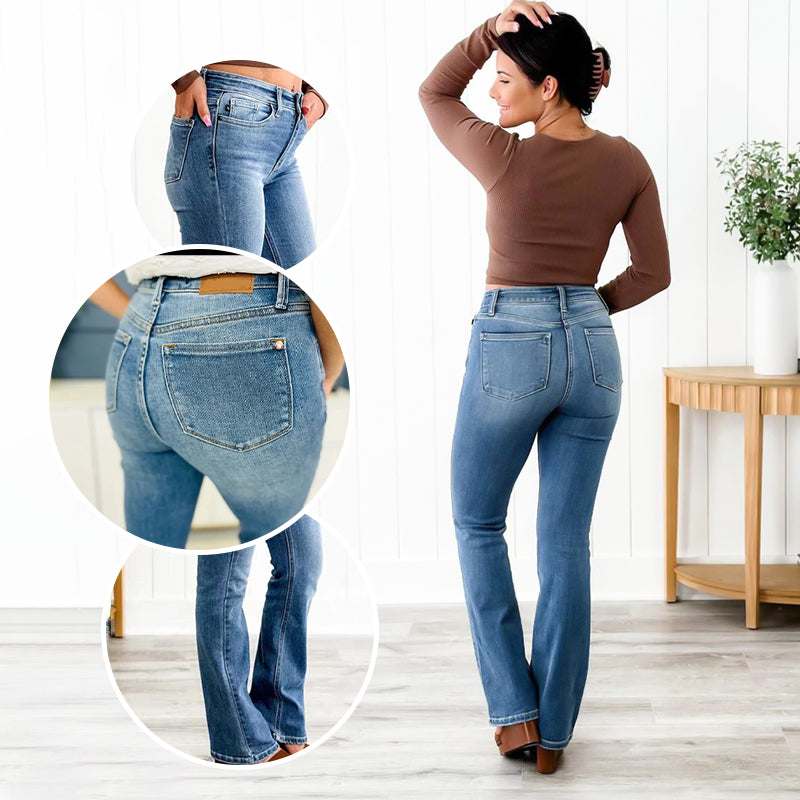 Curvelle™ – High-Stretch Tummy Control Bootcut Jeans + 50% OFF - Image 11