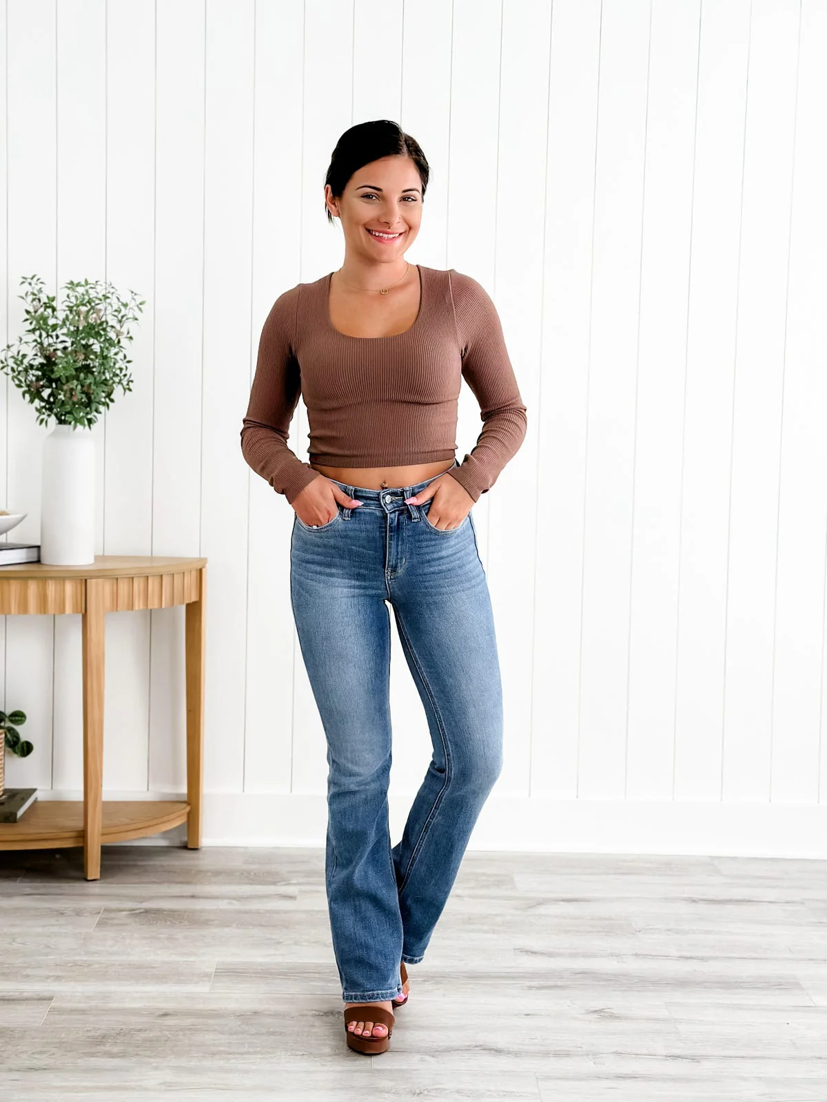 Curvelle™ – High-Stretch Tummy Control Bootcut Jeans + 50% OFF - Image 3