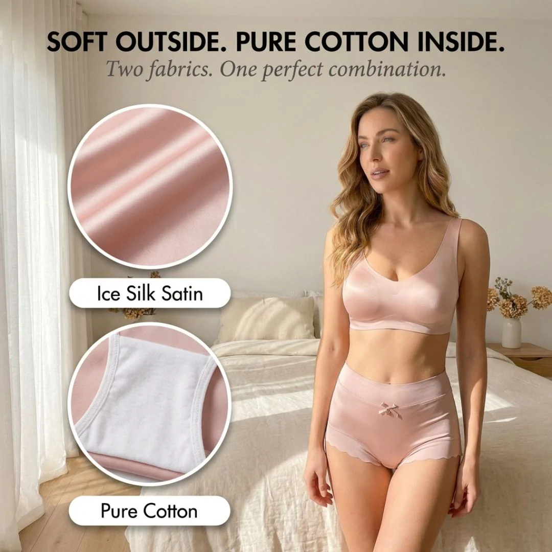 Doucette™ – Satin High Waist Butt Lift Panties with Cotton Lining + 50% OFF - Image 5