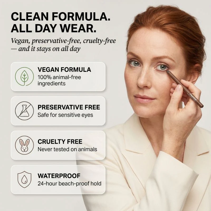 Duskline™ – 24Hr Waterproof Gel Eyeliner Pencil, Smudgeproof & Ultra-Pigmented + 1+1 FREE - Image 3