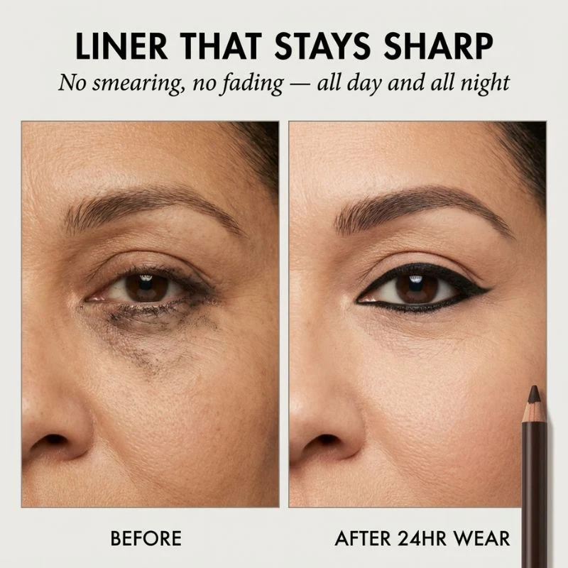 Duskline™ – 24Hr Waterproof Gel Eyeliner Pencil, Smudgeproof & Ultra-Pigmented + 1+1 FREE - Image 4
