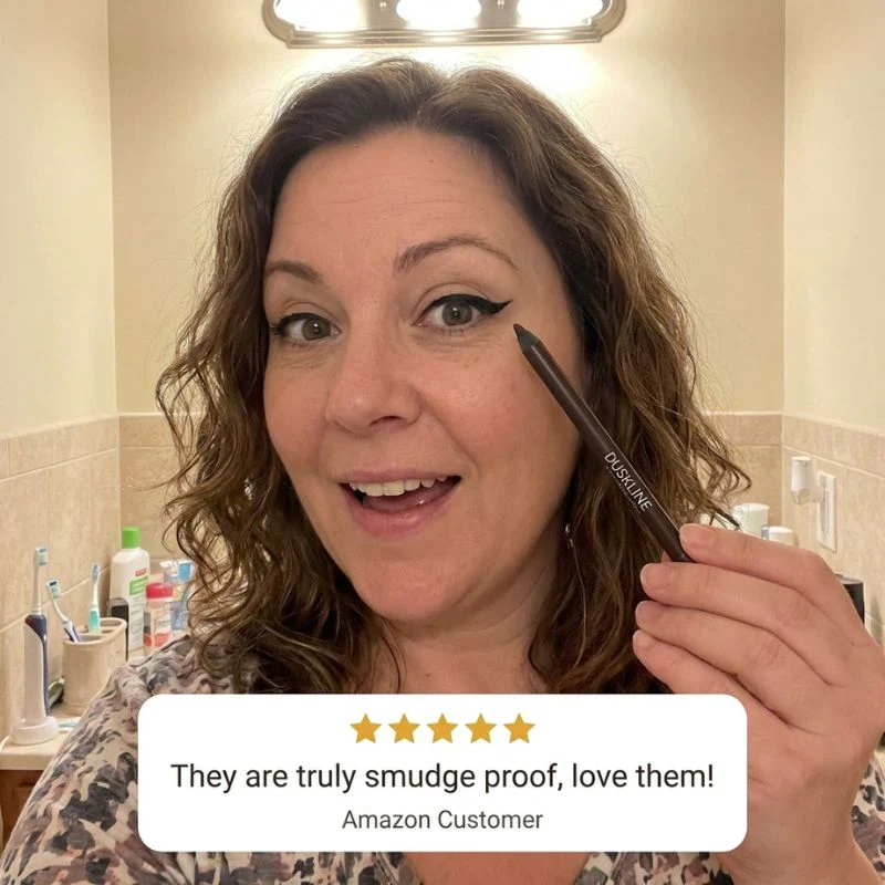 Duskline™ – 24Hr Waterproof Gel Eyeliner Pencil, Smudgeproof & Ultra-Pigmented + 1+1 FREE - Image 5