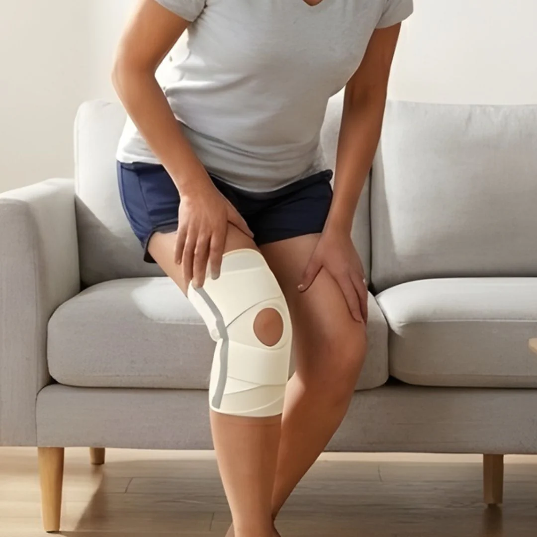FlexAnchor™ – Open-Patella Knee Brace with V-Strap Support & Spring Stabilizers + 50% OFF - Image 8