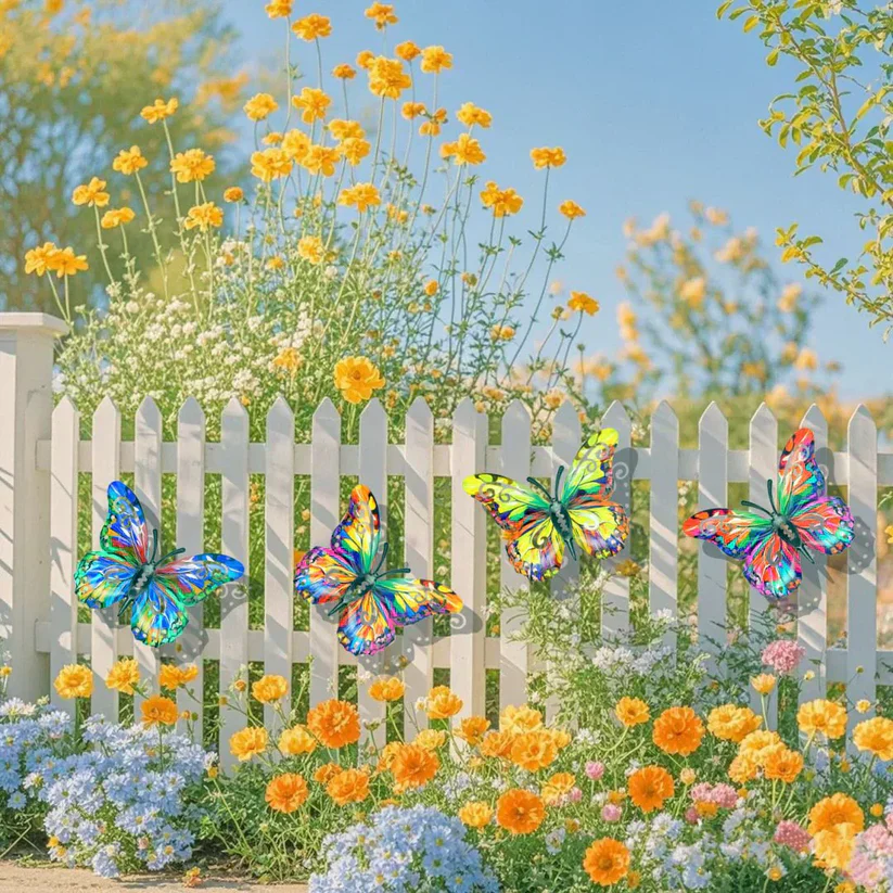 Flutterwick™ – Vibrant Metal Butterfly Outdoor Wall Decor + 50% OFF - Image 2