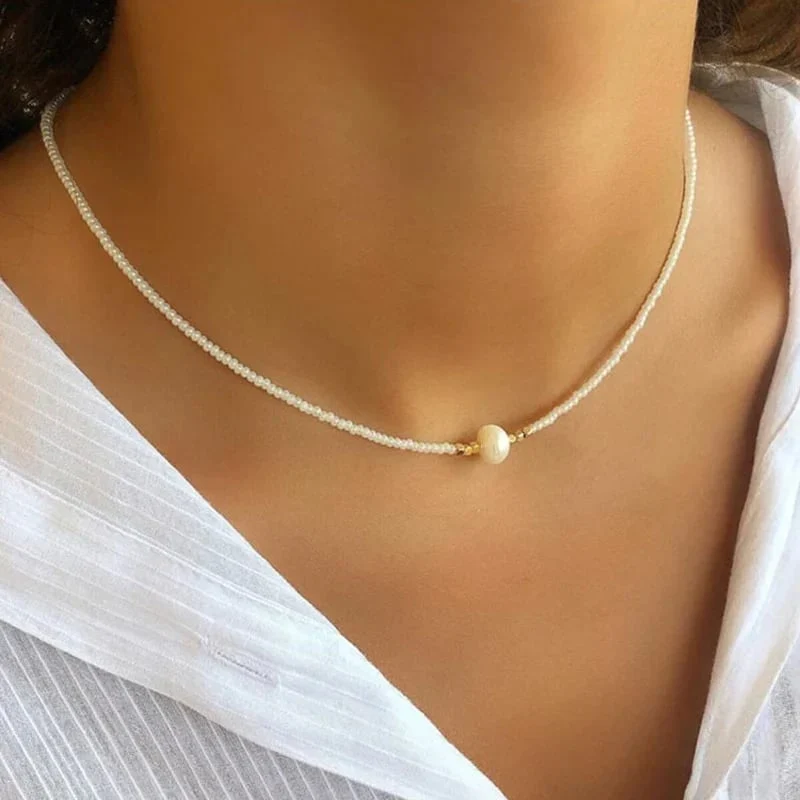 Freshwater Pearl Necklace – Handmade Elegance for Every Occasion - 50% OFF - Image 4